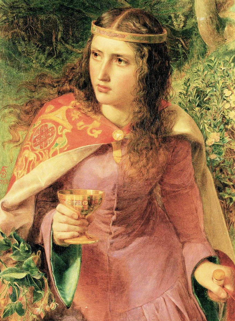 Eleonora Akwitańska. Mal. Frederick Sandys