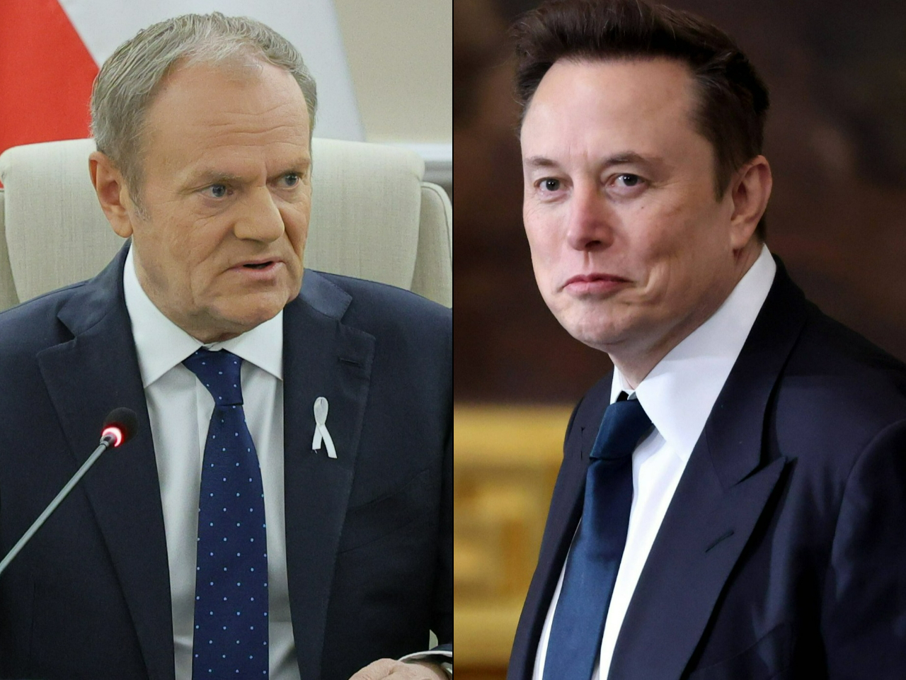 Musk zażartował z Tuska. Napisał o "biurokratycznym potworze"