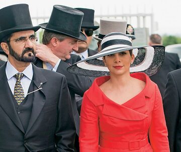 Emir Dubaju Mohammed bin Rashid al-Maktoum i księżna Haya bint al-Hussein