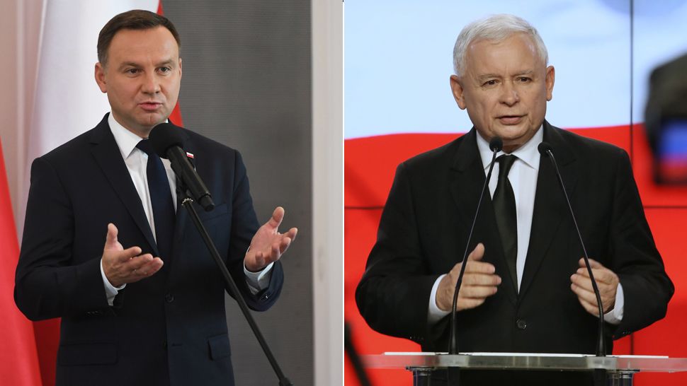 Andrzej Duda i Jarosław Kaczyński