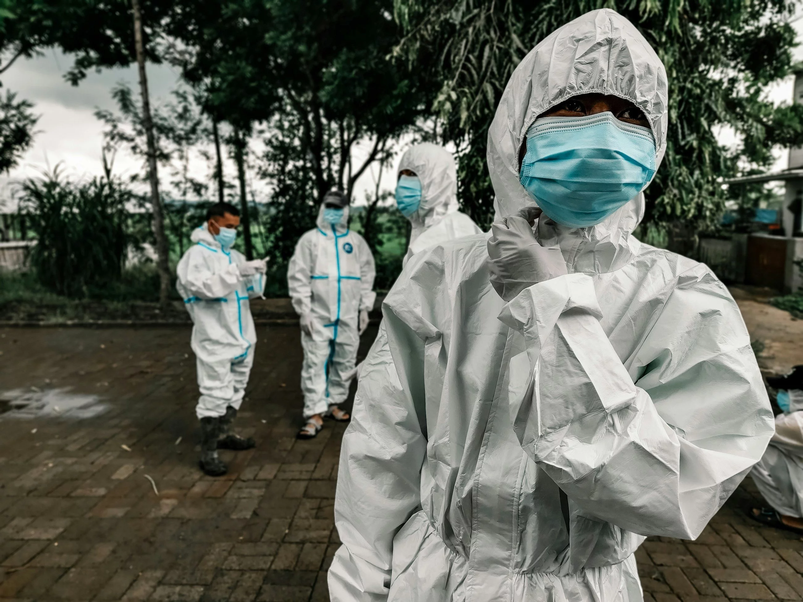 Służby sanitarne podczas epidemii, zdjęcie ilustracyjne