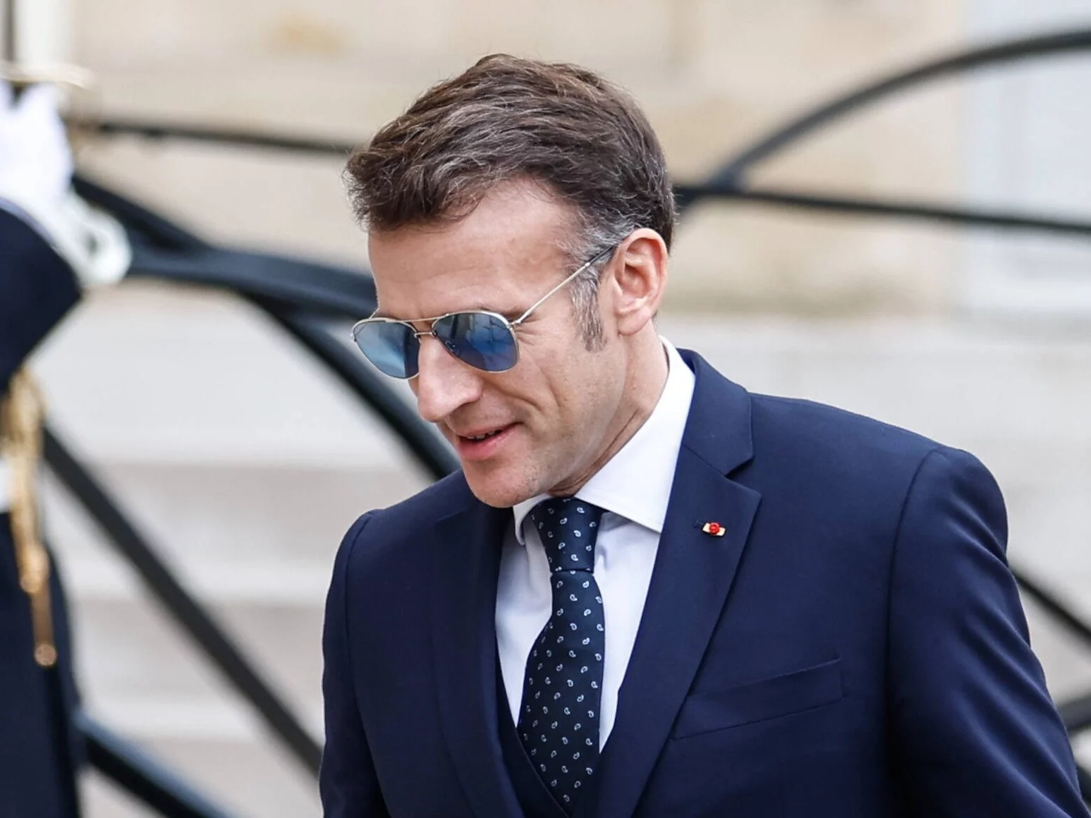 Prezydent Francji Emmanuel Macron