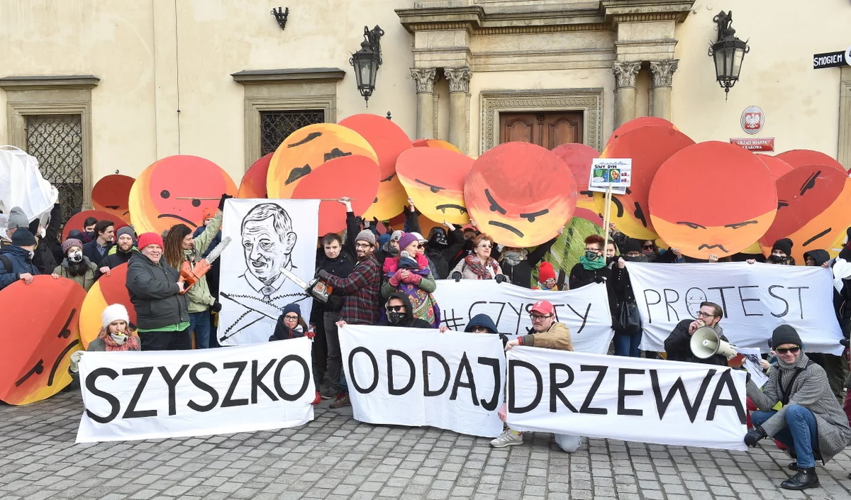 KRAKÓW, DEMONSTRACJA ANTYSMOGOWA