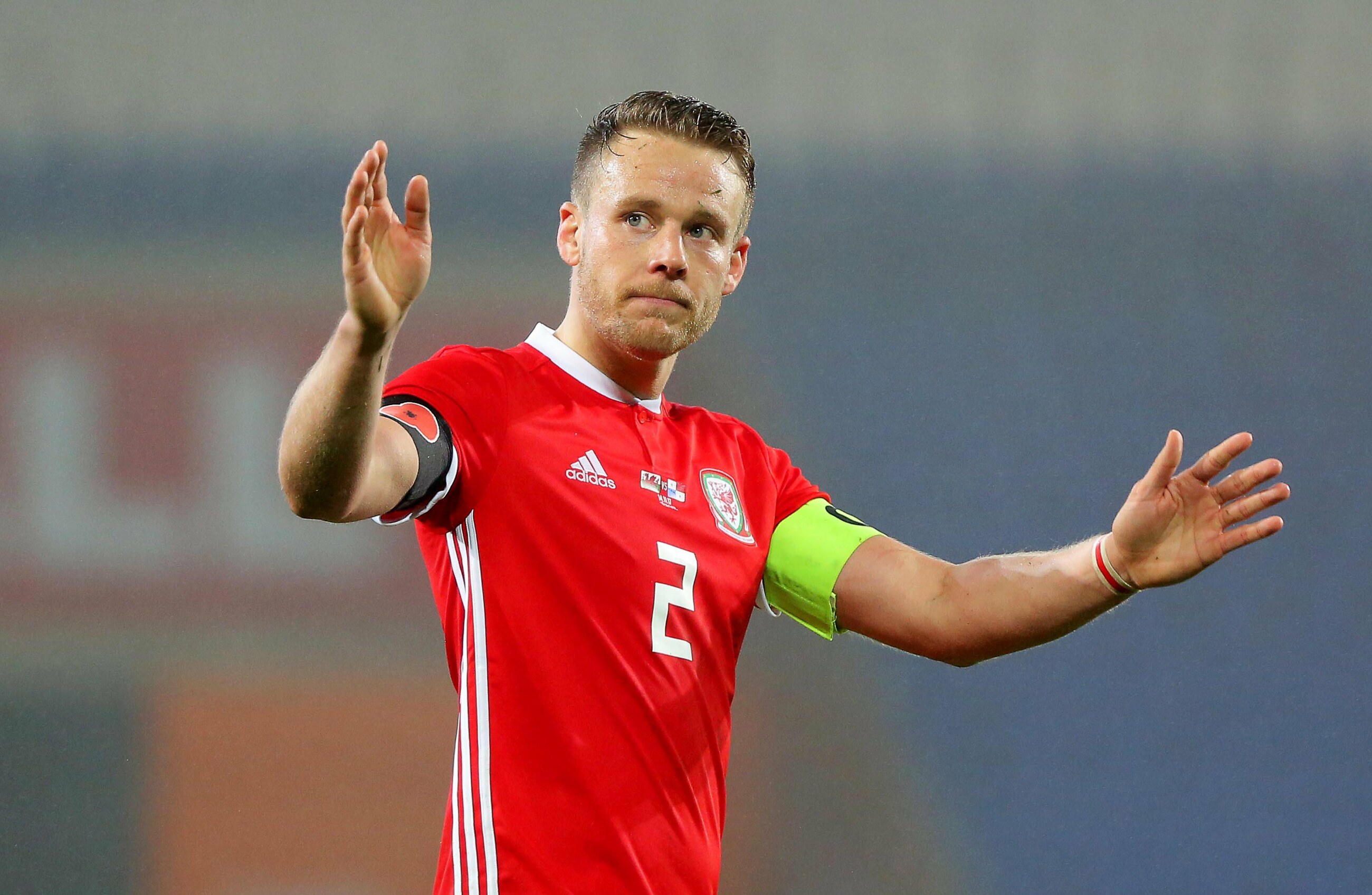 Walijski obrońca Chris Gunter