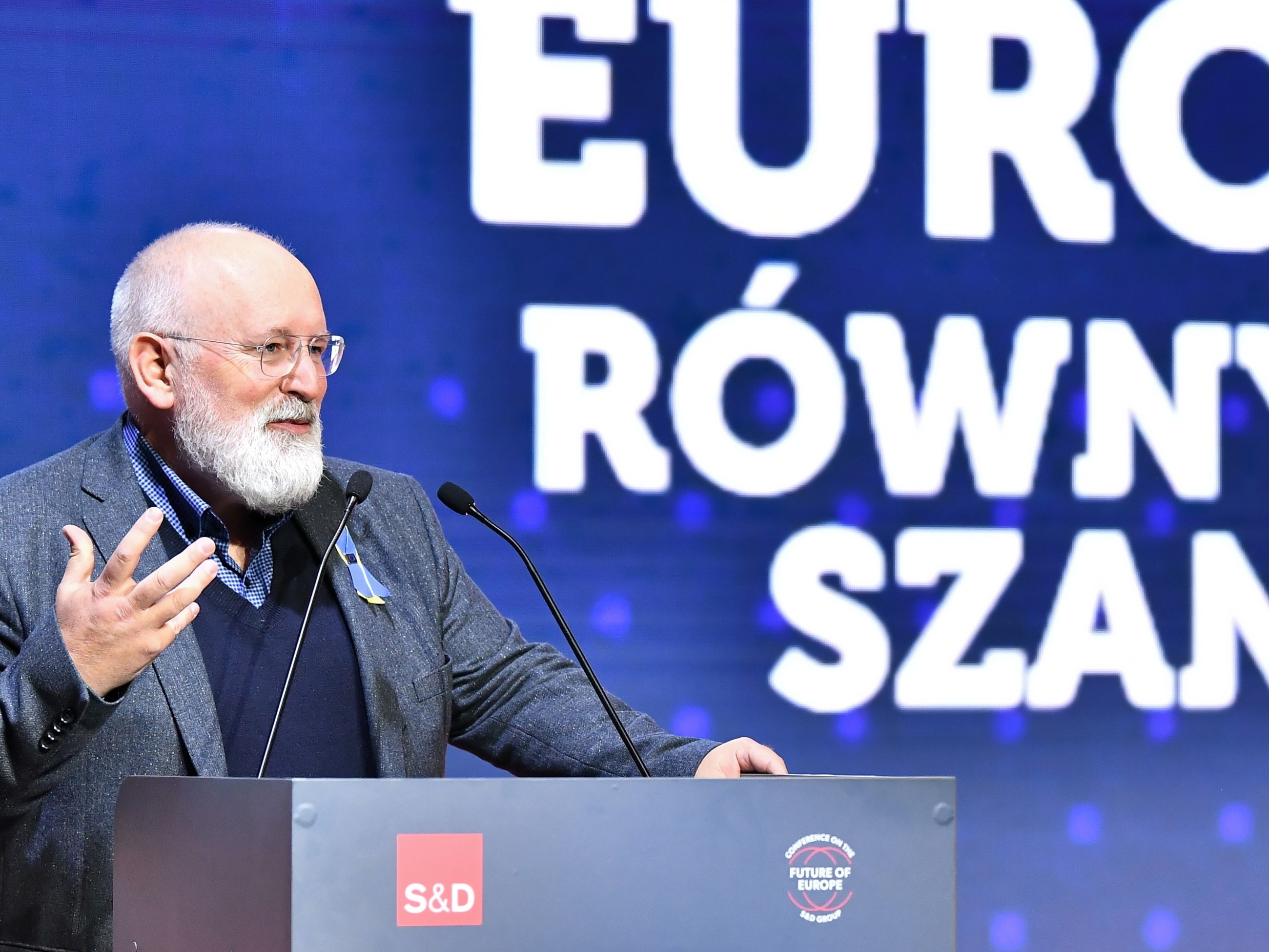 Wiceprzewodniczący Komisji Europejskiej Frans Timmermans
