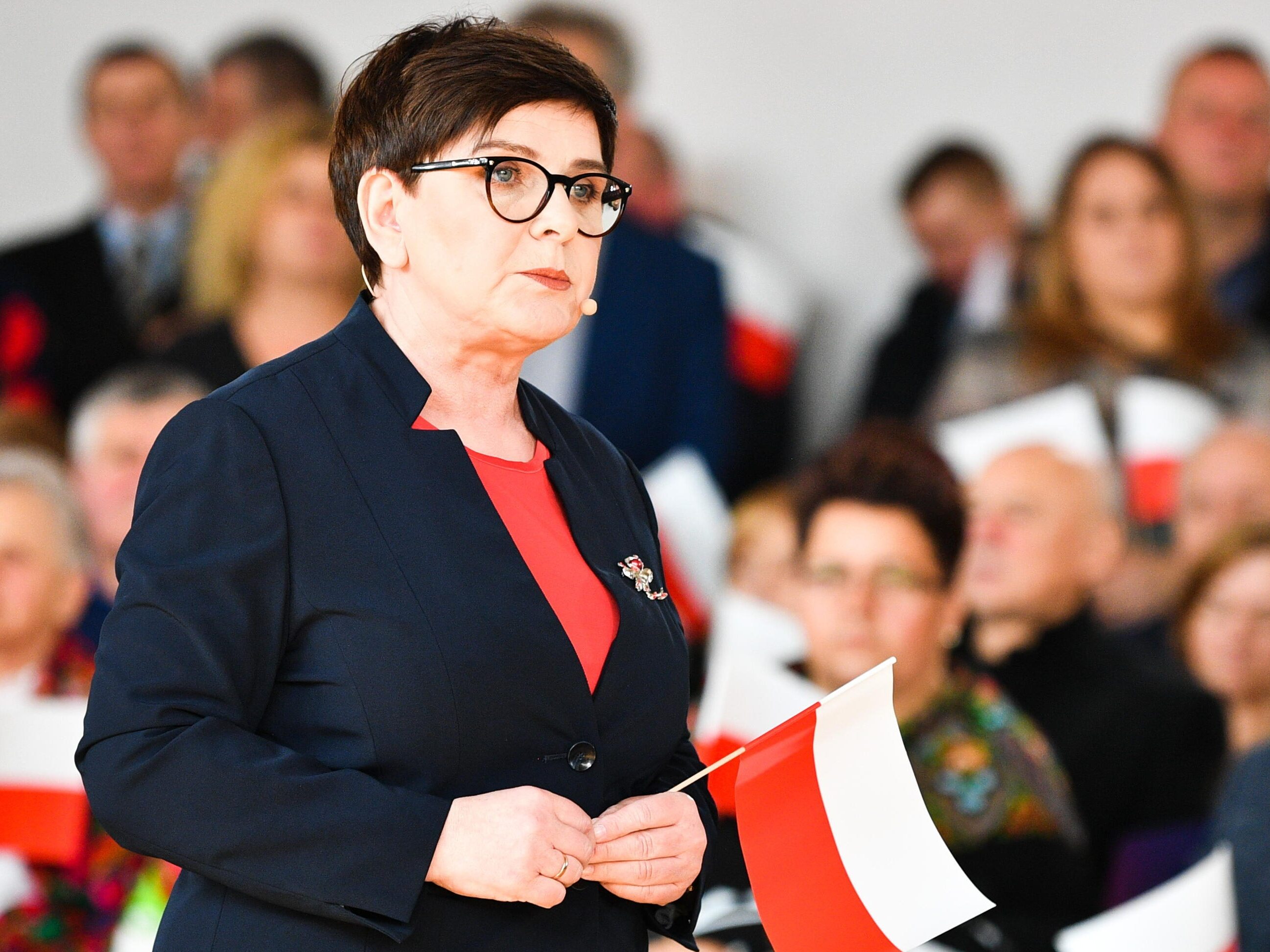 Beata Sydlow en Sandomierz.  «Tenemos fallas, pero merecemos votar»