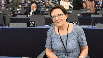 Ewa Kopacz w Parlamencie Europejskim