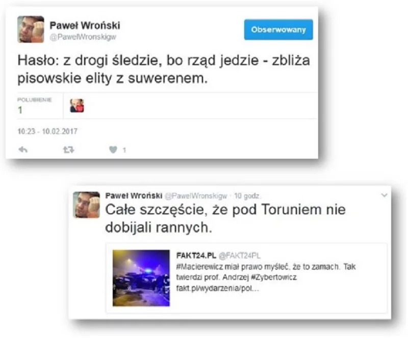 Paweł Wroński komentarze