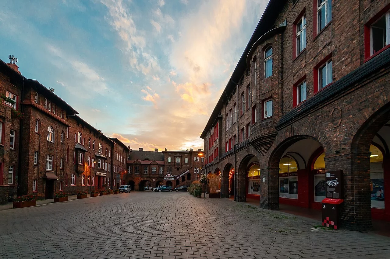 Fragment zabudowy osiedla patronackiego Nikiszowiec, Katowice