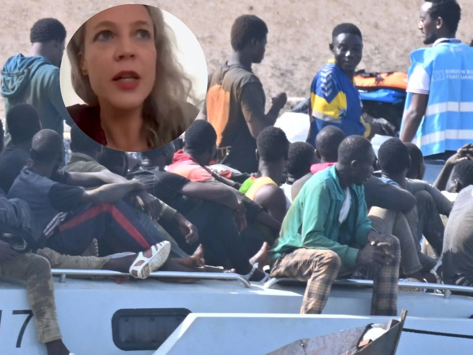 Verena Brunschweiger. Imigranci płynący łodzią do Europy