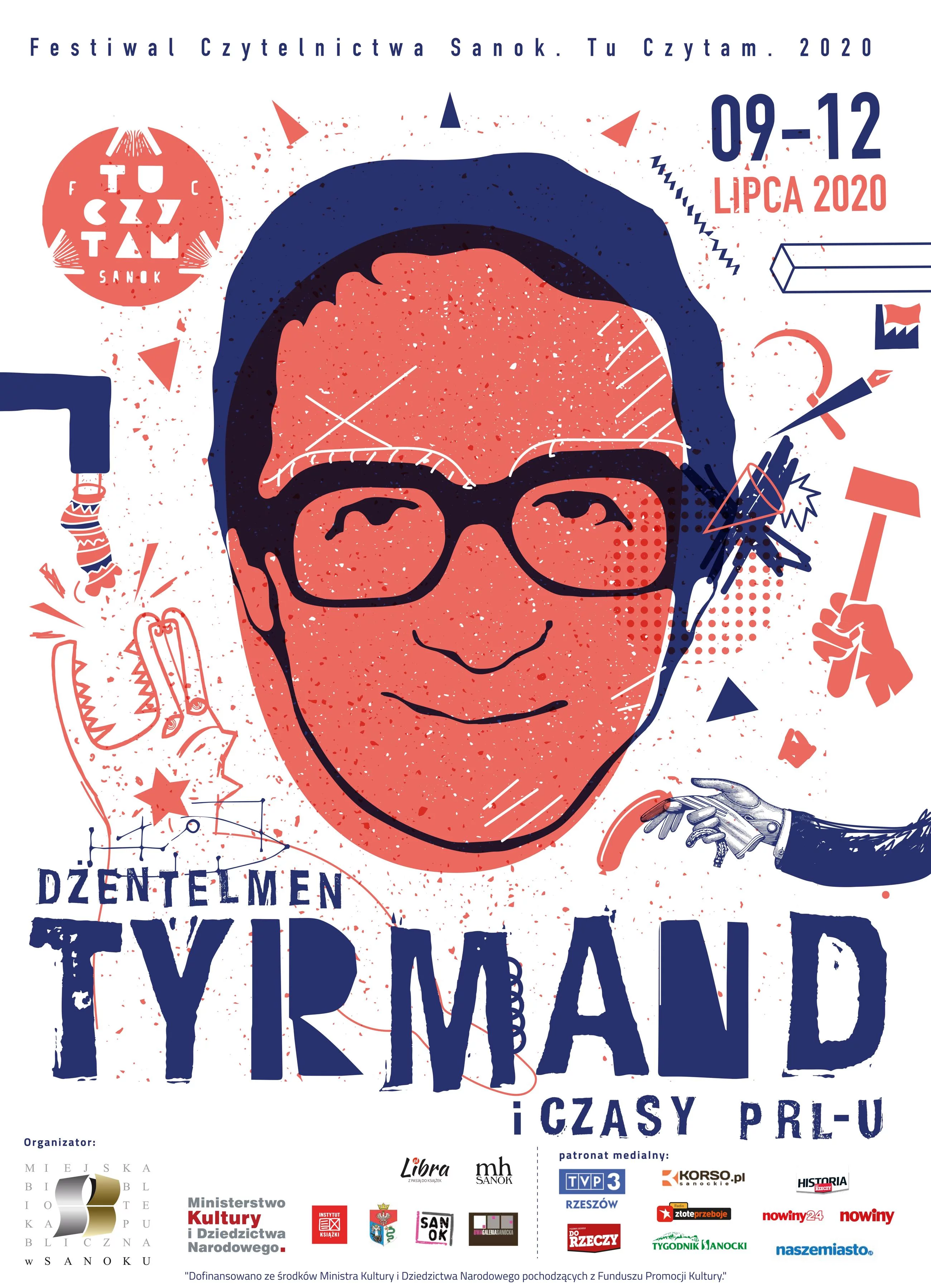 Festiwal Czytelnictwa Sanok. Tu czytam. 2020. Dżentelmen Tyrmand i czasy PRL-u