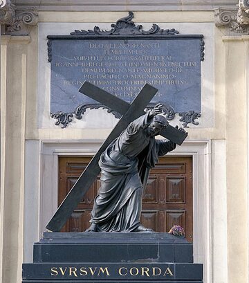 Figura Chrystusa na Krakowskim Przedmieściu w Warszawie