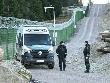 Fińscy strażnicy graniczni