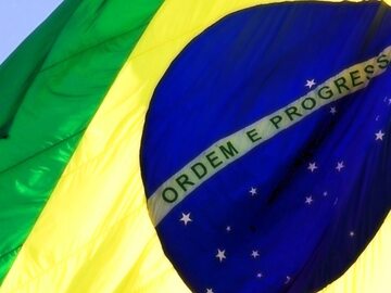Flaga Brazylii, zdjęcie ilustracyjne