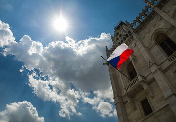 Flaga Czech, zdjęcie ilustracyjne
