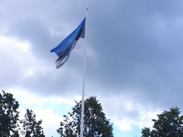 Flaga Estonii, zdjęcie ilustracyjne