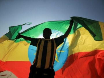Flaga Etiopii, zdjęcie ilustracyjne