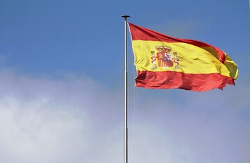 Flaga Hiszpanii, zdjęcie ilustracyjne