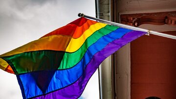 Flaga LGBT, zdjęcie ilustracyjne