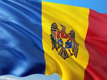 Flaga Mołdawii, zdjęcie ilustracyjne
