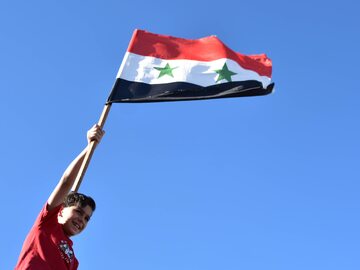 Flaga Syrii, zdjęcie ilustracyjne