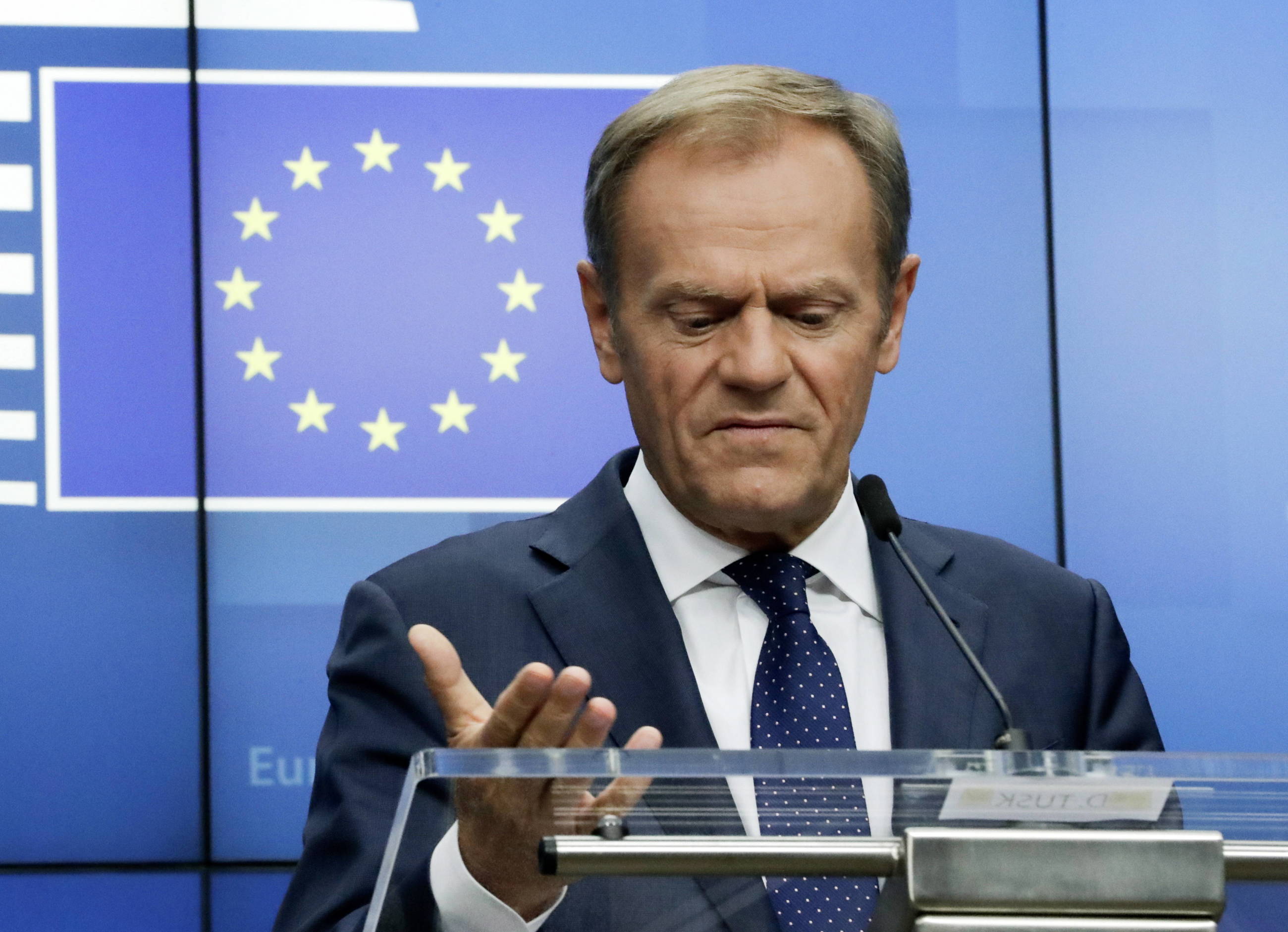 Donald Tusk, szef RE