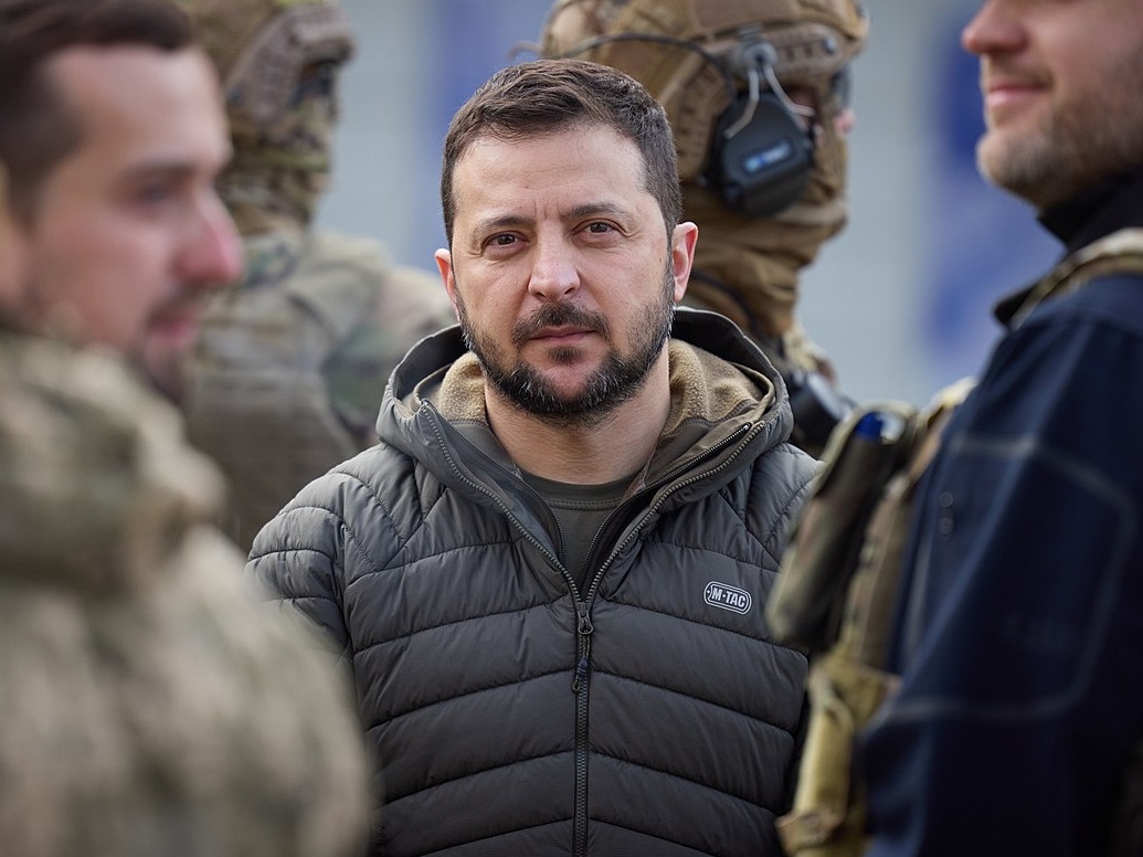Wołodymyr Zełenski, prezydent Ukrainy