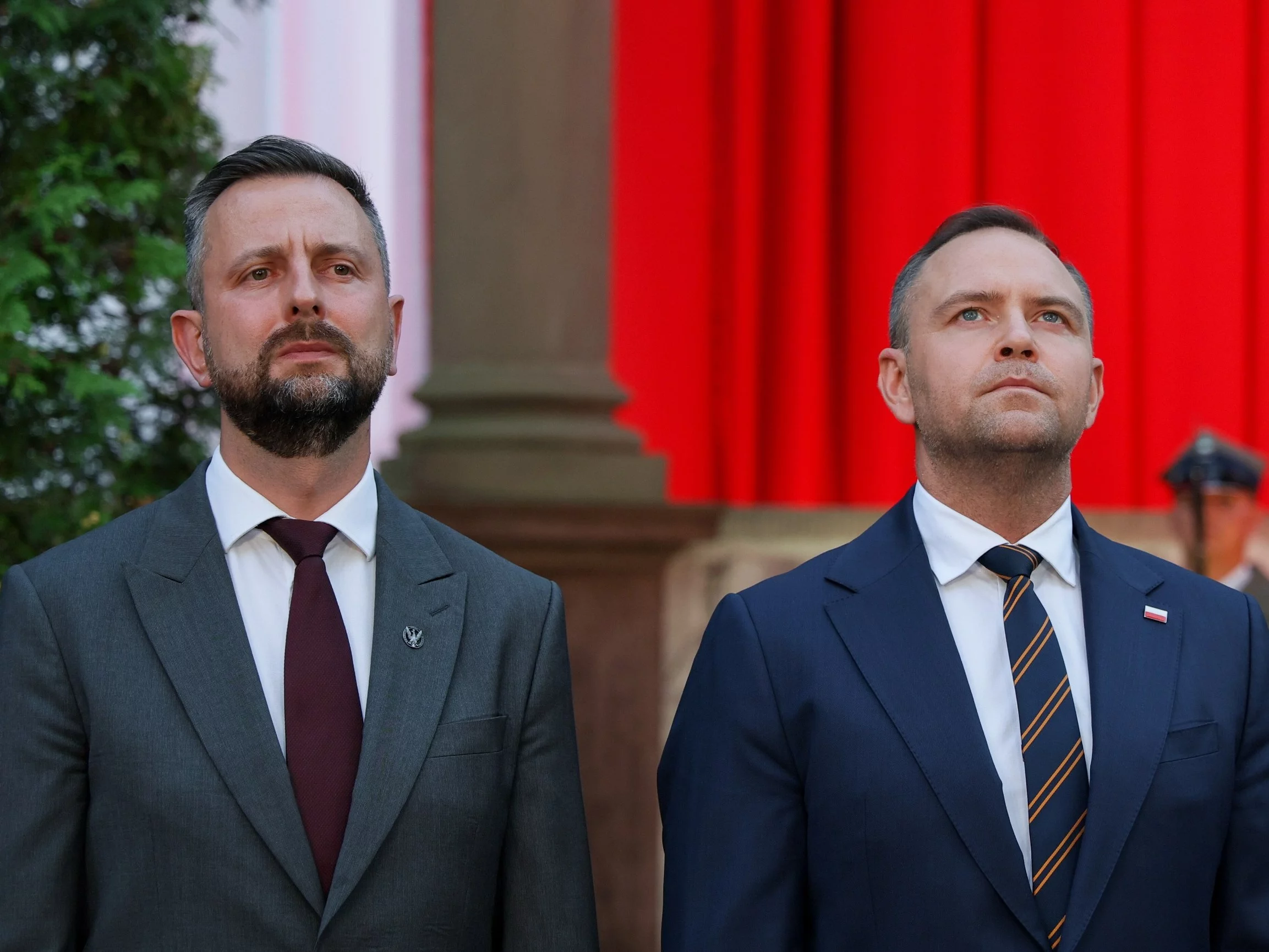 Szef MON Władysław Kosiniak-Kamysz i prezydent Karol Nawrocki