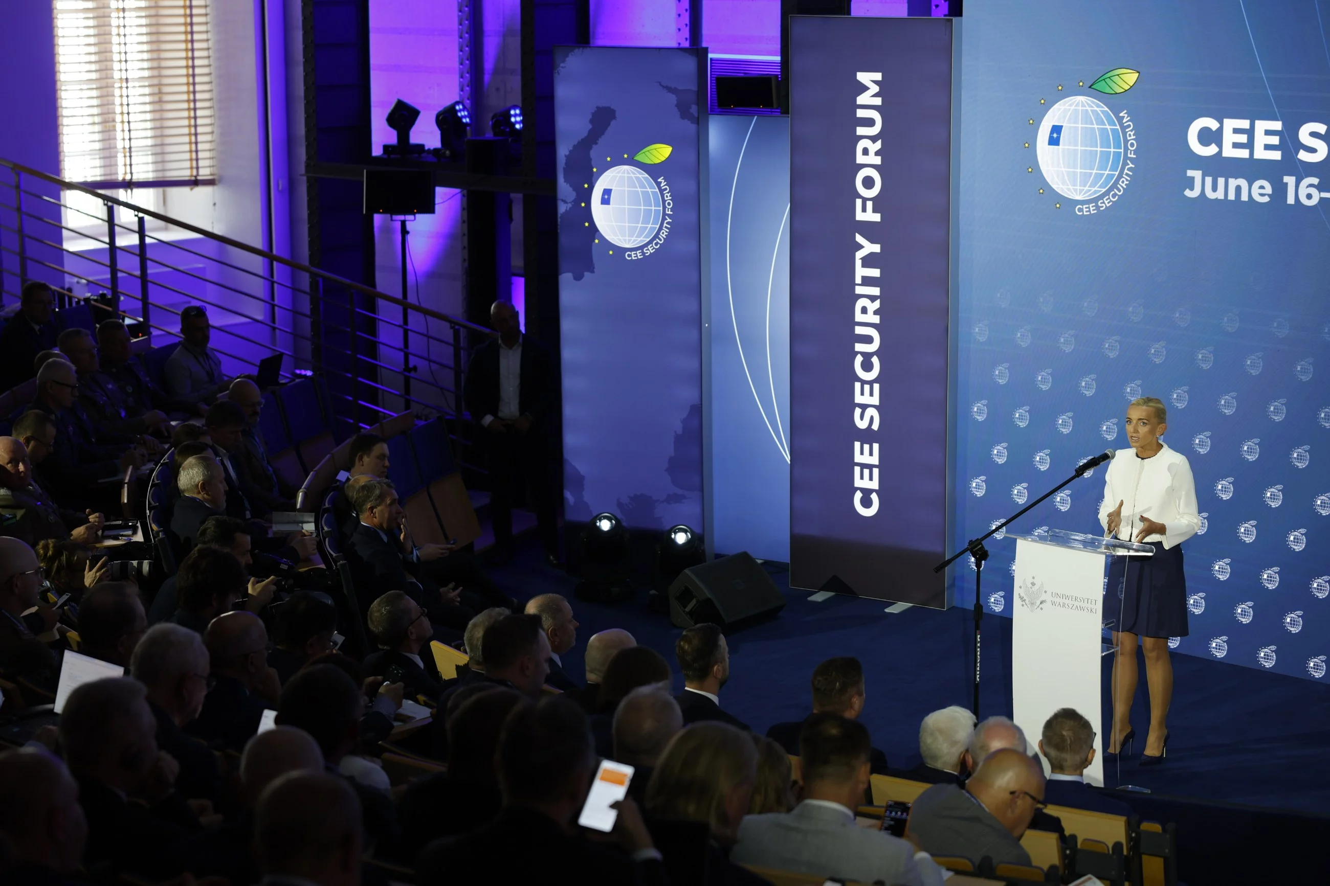 Forum Bezpieczeństwa – uroczyste otwarcie Marta Postuła pierwsza wiceprezes zarządu BGK