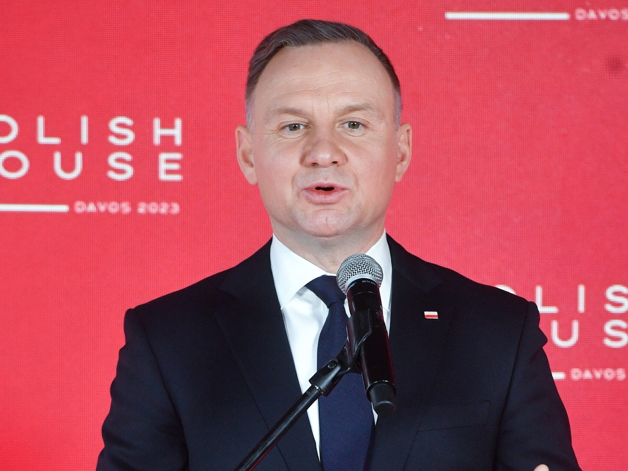 Prezydent RP Andrzej Duda w Davos na zjeździe Światowego Forum Ekonomicznego.