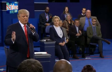 fot. zrzut strony Youtube/Second Presidential Debate LIVE Donald Trump