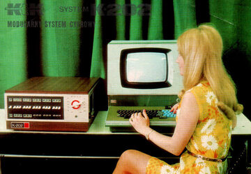 Fragment ulotki z folderu reklamowego komputera K-202 z 1972 r.