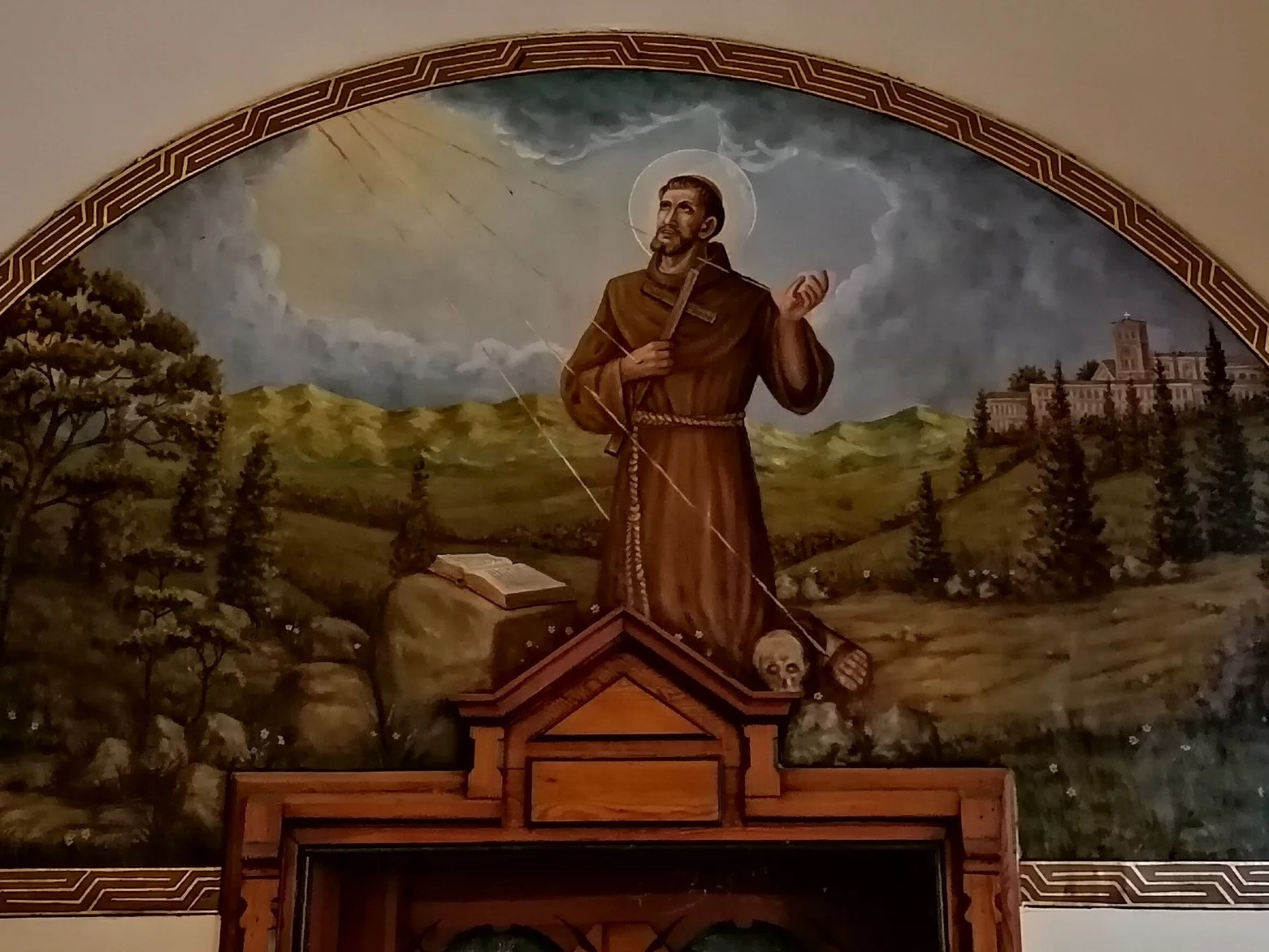 Obraz przedstawiający św. Franciszka z Asyżu