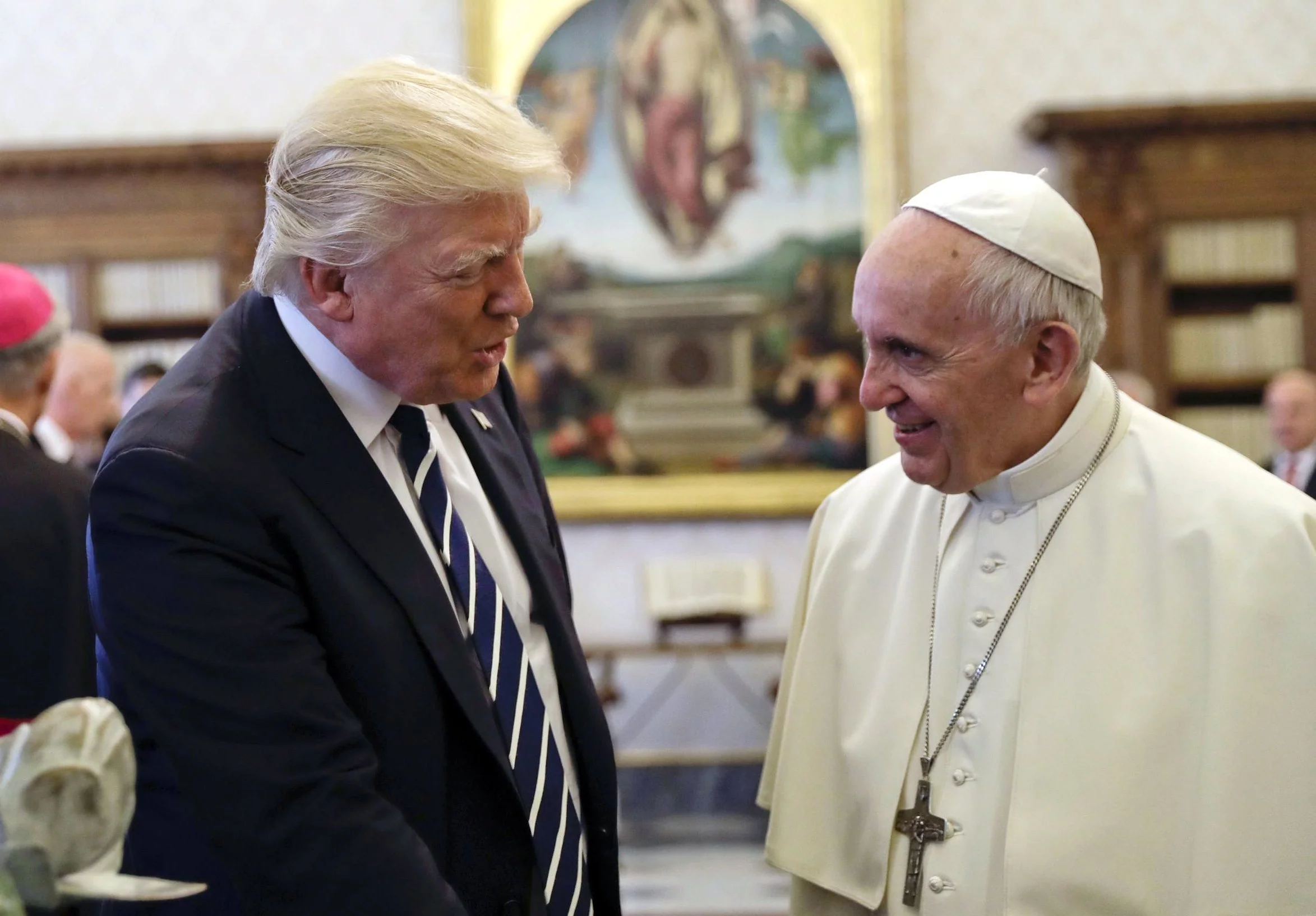 Donald Trump i papież Franciszek