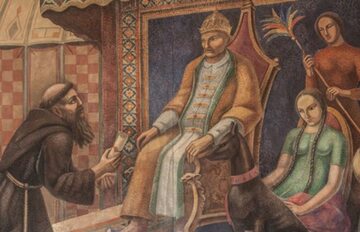 Franciszkanin Jan da Pian del Carpini, towarzysz podróży Benedykta Polaka przed obliczem Wielkim Chana Imperium Mongolskiego