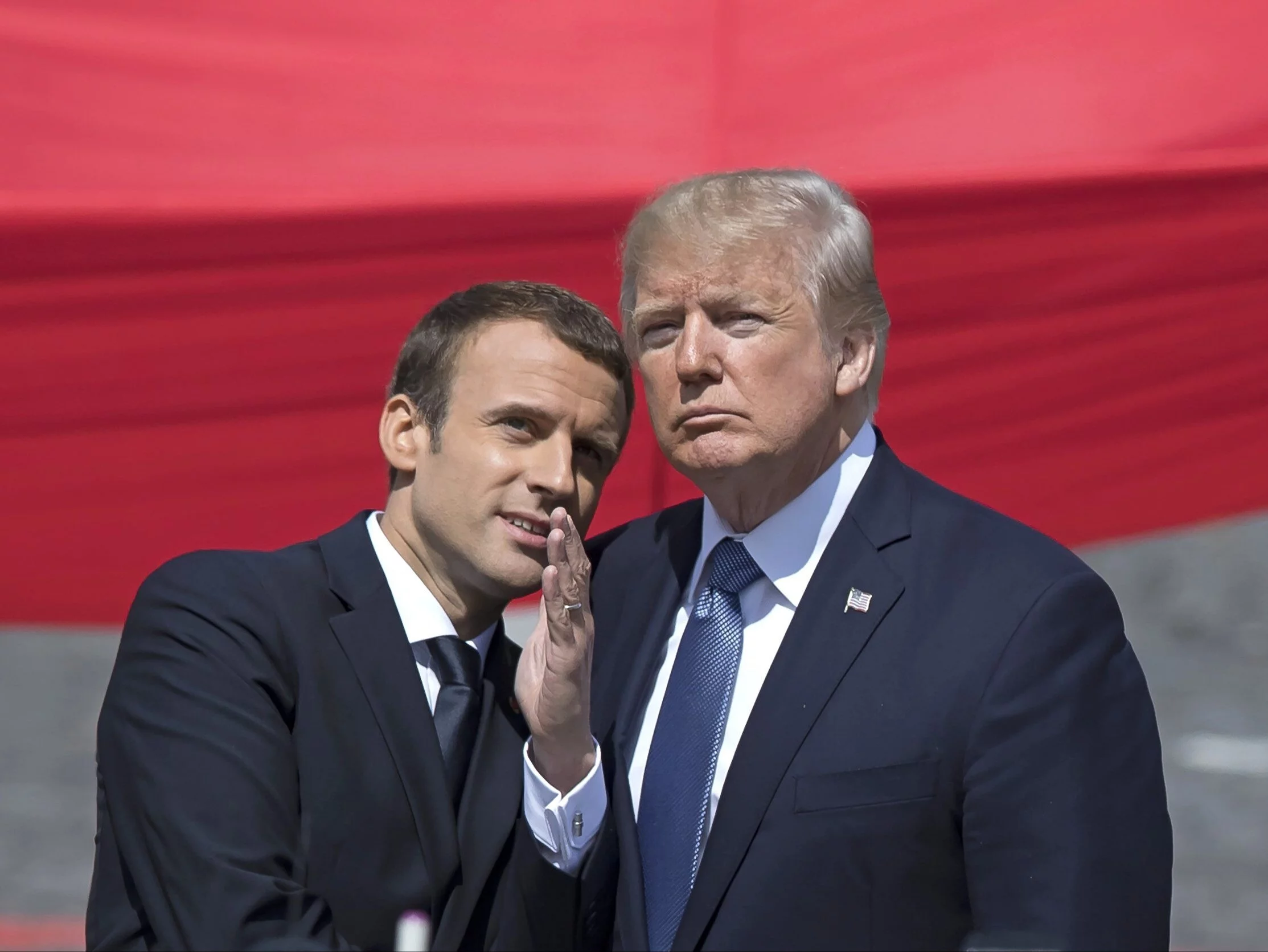 Emmanuel Macron i Donald Trump