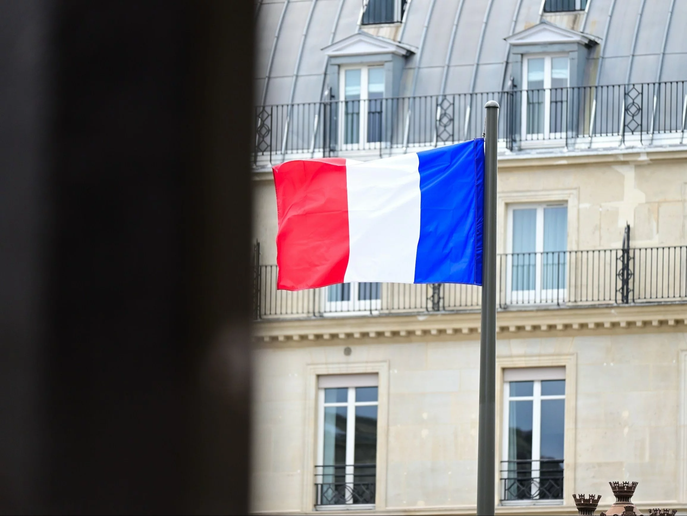 Flaga Francji. Zdj. ilustracyjne