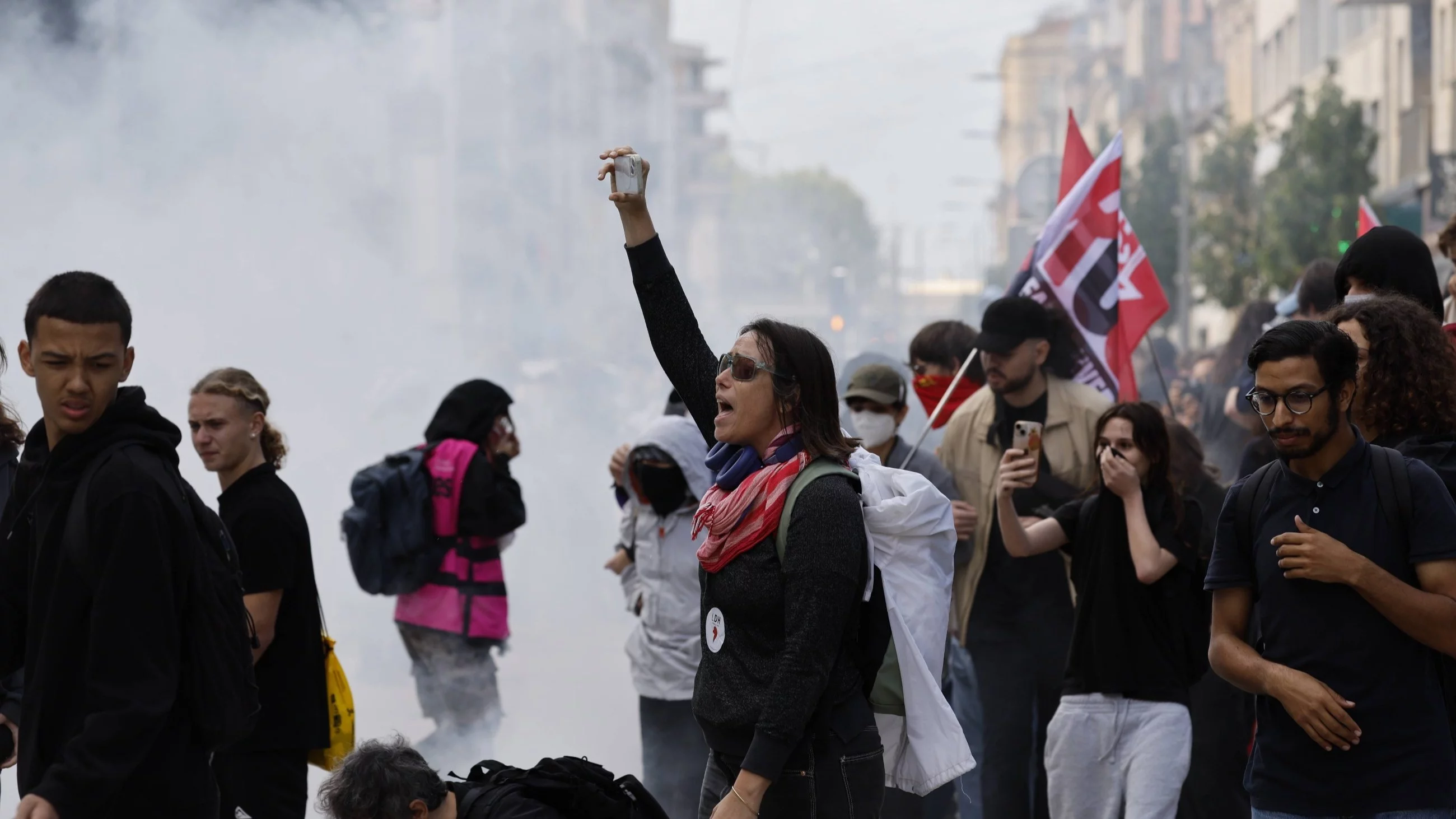 Protesty uczniów we Francji