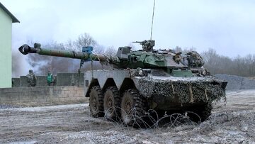 Francuski pojazd wojskowy AMX-10RC, zdjęcie ilustracyjne
