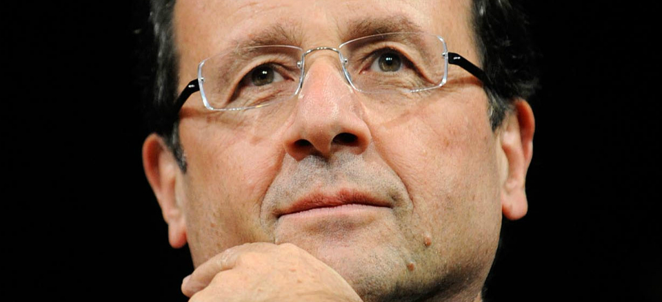 Francuski prezydent na dnie