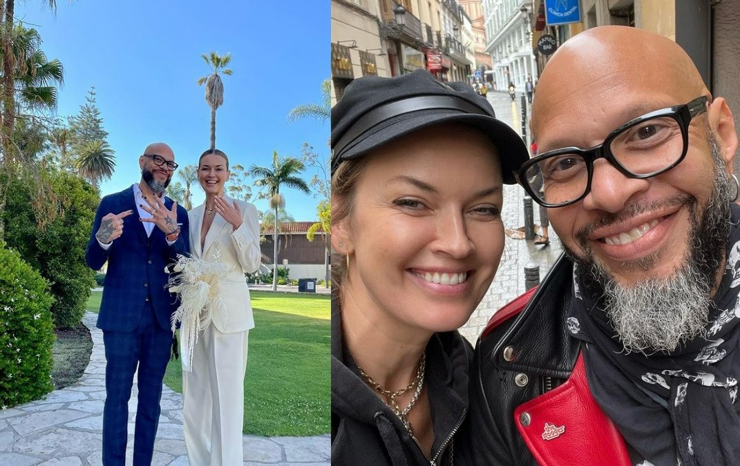 Perkusista Guns N' Roses Frank Ferrer i polska modelka Magdalena Malicka