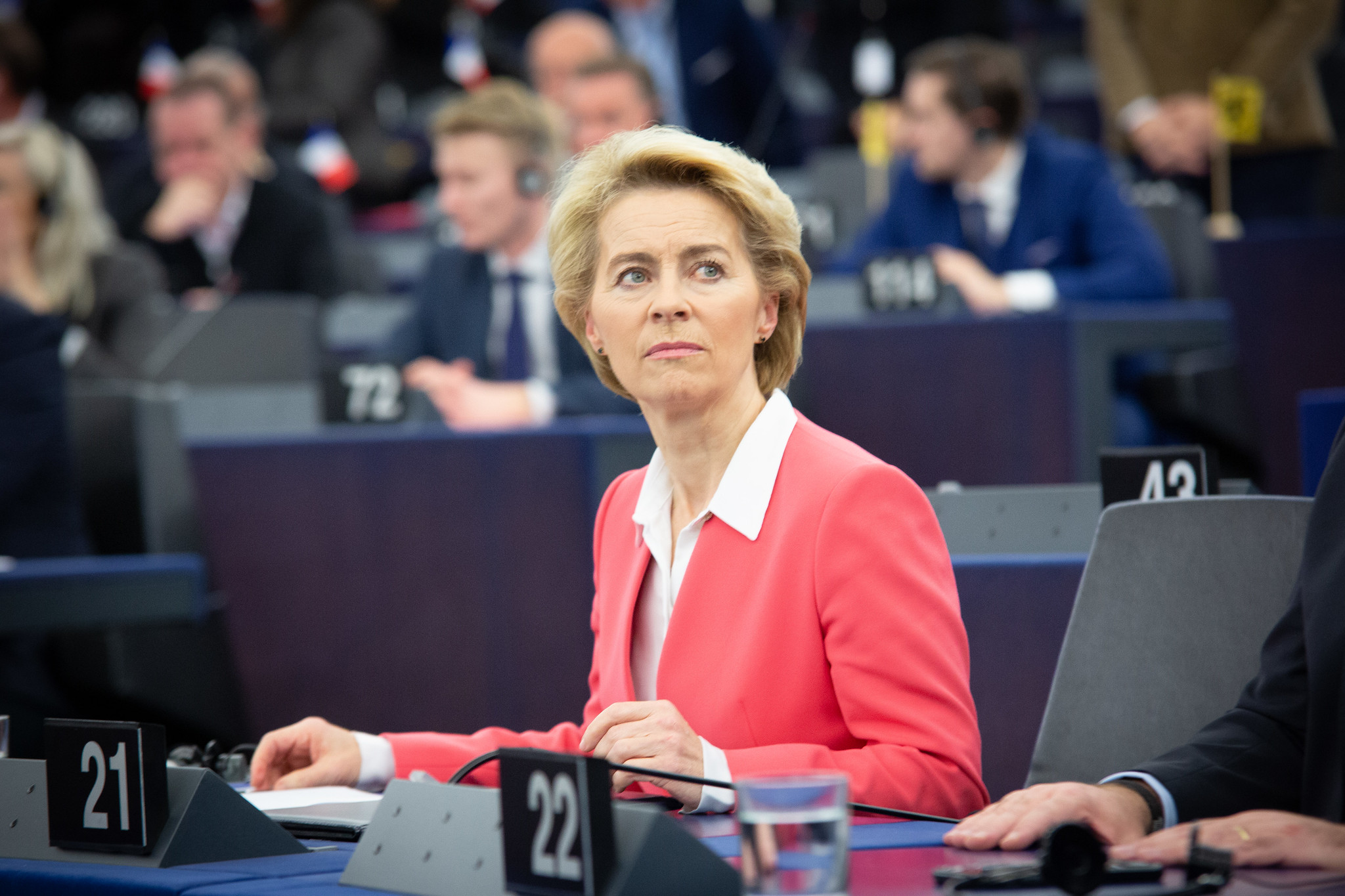 Ursula von der Leyen w Parlamencie Europejskim