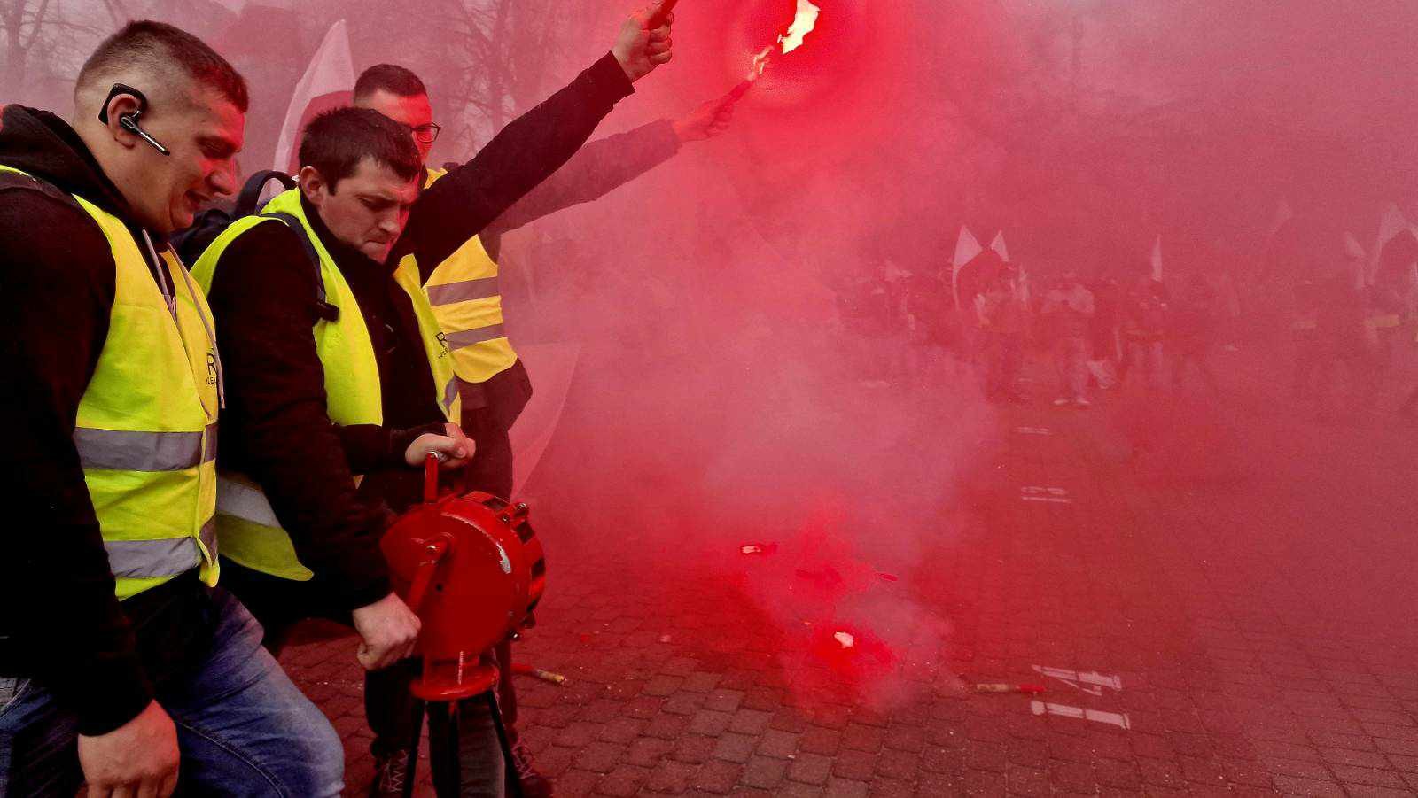 Protest rolników w Warszawie