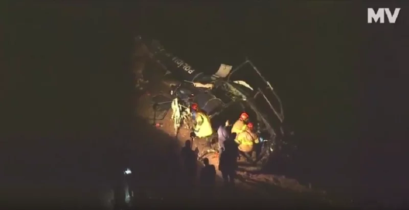 Policyjny śmigłowiec zestrzelony w Rio de Janeiro