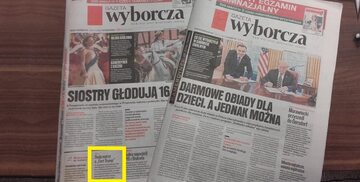 "Gazeta Wyborcza" z 19 i 20 września 2018 roku
