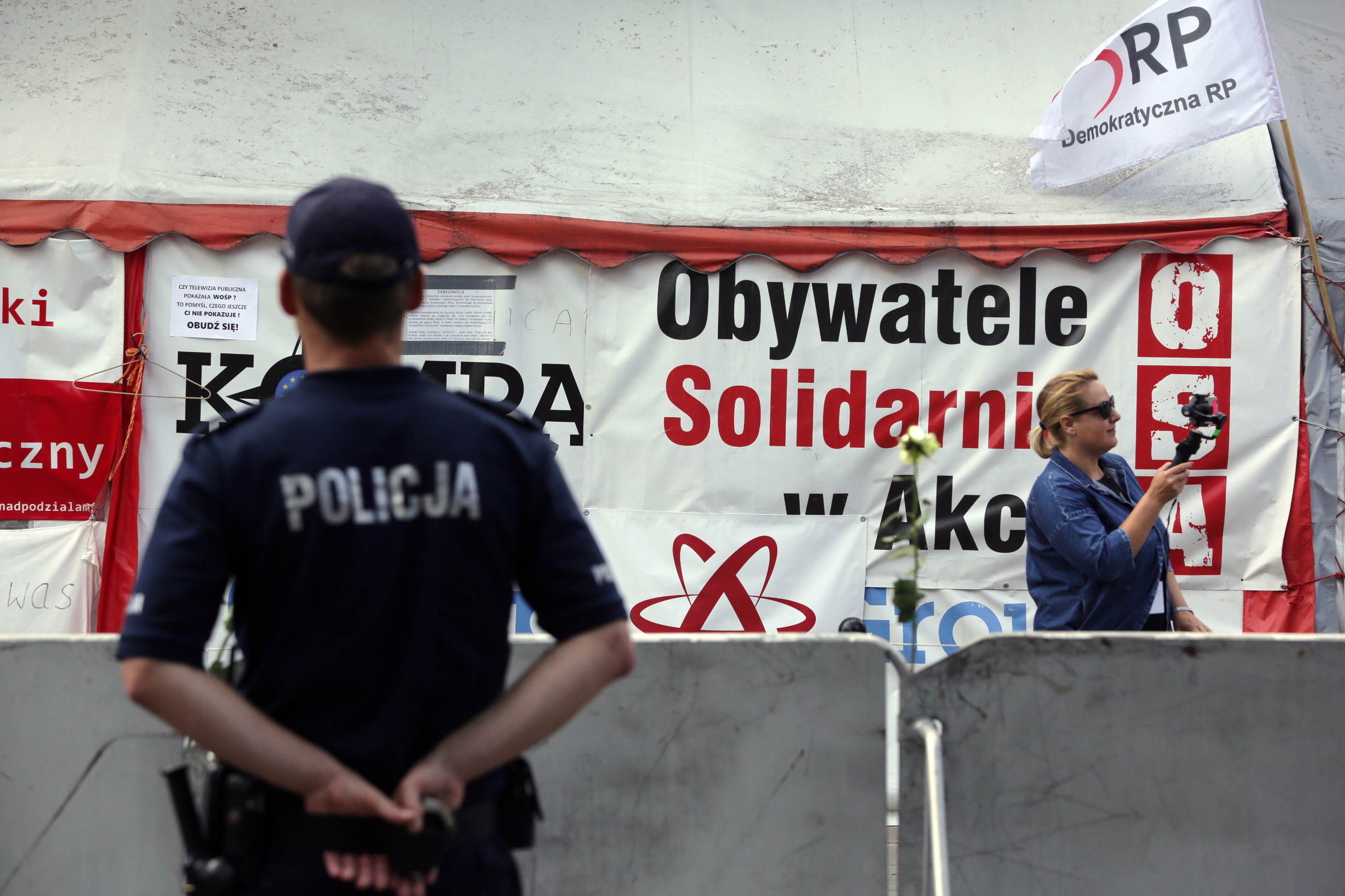 Protest przed Sejmem