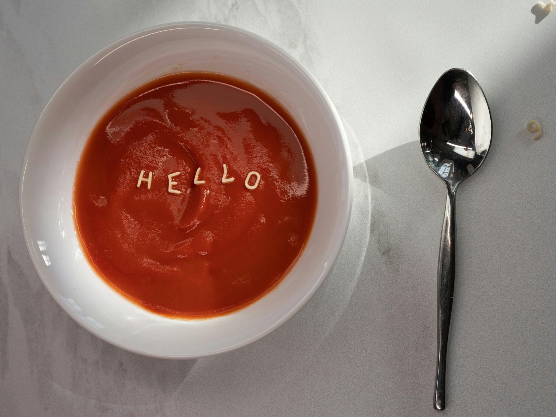 Red Sauce in White Ceramic Bowl