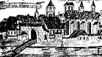 Gdańsk, rysunek z połowy XVI wieku