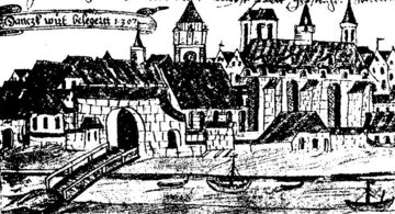 Gdańsk, rysunek z połowy XVI wieku