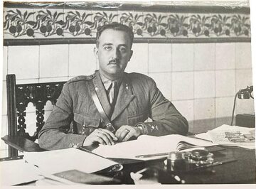 Gen. Francisco Franco, około 1930 rok, wówczas jako dyrektor de la Academia General Militar de Saragossa